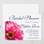 Roze Daisy - vrijgezellenfeest Kaart (Voorkant / Achterkant)