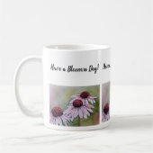 Roze Daisy Waterverf Flowers Koffiemok (Links)