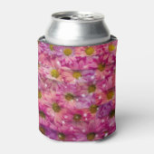 Roze Daisy Weave Blikjeskoeler (Blikje Voorkant)