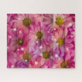 Roze Daisy Weave Legpuzzel (Horizontaal)