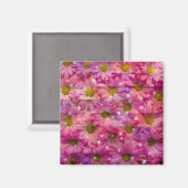 Roze Daisy Weave Magneet (Voorkant / Achterkant)