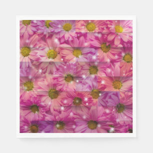 Roze Daisy Weave Servet