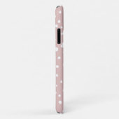 Roze Dalmatische Spots, Dalmatische Stippen, gecit Case-Mate iPhone Case (Achterkant/rechts)
