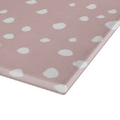 Roze Dalmatische Spots, Dalmatische Stippen, gecit Snijplank (Hoek)