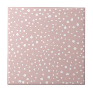 Roze Dalmatische Spots, Dalmatische Stippen, gecit Tegeltje