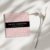 Roze Dalmatische Spots, Dalmatische Stippen, gecit Vierkante Visitekaartje