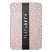 Roze Dalmatische Vlekken, Dalmatische Stippen, Jou Badmat (Voorkant Verticaal)