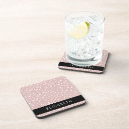 Roze Dalmatische Vlekken, Dalmatische Stippen, Jou Bier Onderzetter