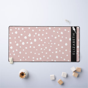 Roze Dalmatische Vlekken, Dalmatische Stippen, Jou Bureaumat