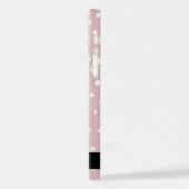 Roze Dalmatische Vlekken, Dalmatische Stippen, Jou iPhone Hoesje (Linkerkant)