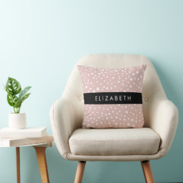 Roze Dalmatische Vlekken, Dalmatische Stippen, Jou Kussen