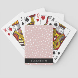Roze Dalmatische Vlekken, Dalmatische Stippen, Jou Pokerkaarten