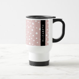 Roze Dalmatische Vlekken, Dalmatische Stippen, Jou Reisbeker