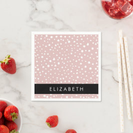Roze Dalmatische Vlekken, Dalmatische Stippen, Jou Servet