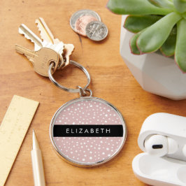 Roze Dalmatische Vlekken, Dalmatische Stippen, Jou Sleutelhanger