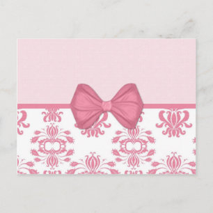 Roze Damask (17) Briefkaart