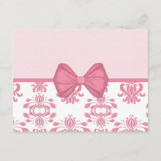 Roze Damask (17) Briefkaart