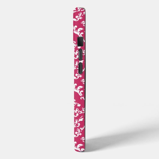 Roze Damask #1 in VictoriaShaylee Case-Mate iPhone Case (Achterkant / Links)