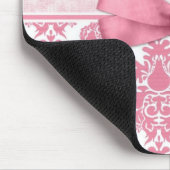 Roze Damask (2) Muismat (Hoek)