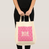 Roze Damask Baby is een meisjesnaam op persoonlijk Tote Bag (Voorkant (product))