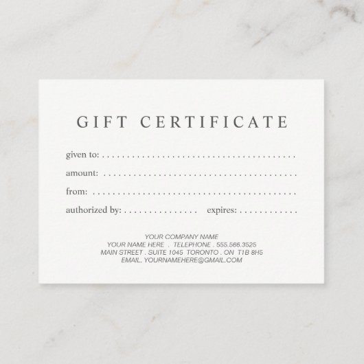 Roze Damask  Cadeaubon Kortingskaartje (Achterkant)