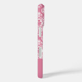 Roze Damask Case-Mate iPhone Case (Achterkant / Rechts)