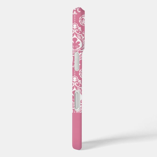 Roze Damask Case-Mate iPhone Case (Achterkant / Rechts)