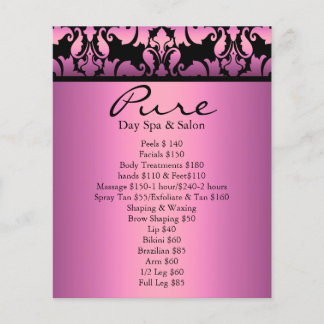 Roze Damask Flyer