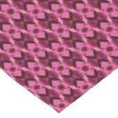 Roze Damask Hearts Korte Tafelloper (Hoek)