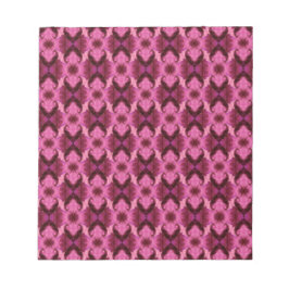 Roze Damask Hearts Notitieblok
