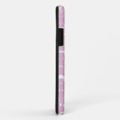 Roze Damask iPhone 5 Hoesje (Achterkant/rechts)