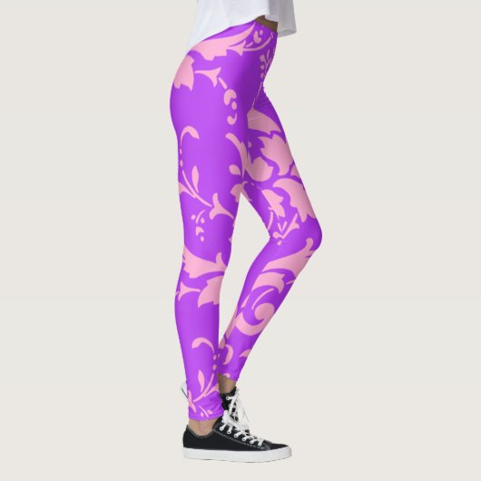 Roze Damask Leggings (Rechts)