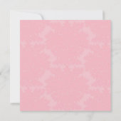 Roze Damask Luipaard Cadeaus Bruidsfeest Kaart (Achterkant)