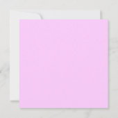 roze damask monogram bruiloft uitnodiging toevoege (Achterkant)