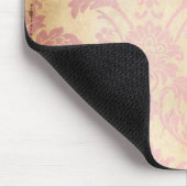Roze Damask Muismat (Hoek)