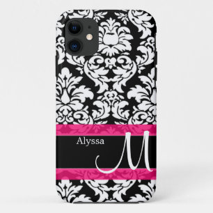 Roze Damask op maat Case-Mate iPhone Case