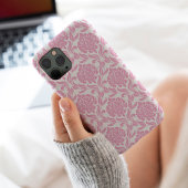 Roze Damask Patroon Case-Mate iPhone Case