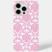 Roze Damask Patroon Case-Mate iPhone Case (Achterkant)