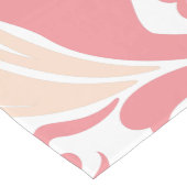 Roze Damask Patroon Medium Tafelloper (Hoek)
