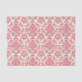 roze Damask sierpatroon Tissuepapier
