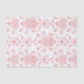 Roze Damask Tissuepapier (Voorkant)