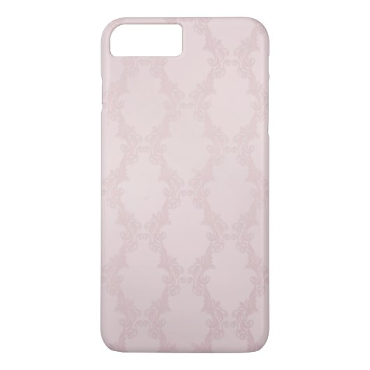 roze damast met blos Case-Mate iPhone case (Achterkant)