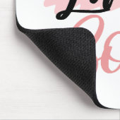 Roze dame baas formulering muismat (Hoek)