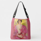 roze dame crossbody tas (Voorkant)