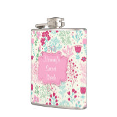 Roze dame heupfles (Links)