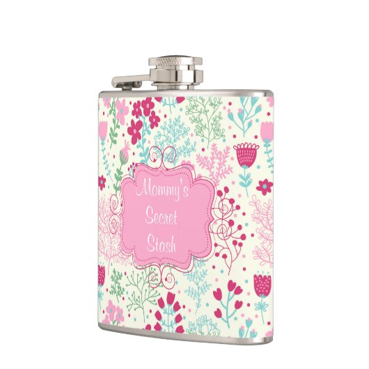 Roze dame heupfles (Links)