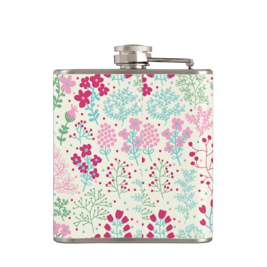 Roze dame heupfles (Achterkant)