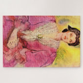 roze dame legpuzzel (Horizontaal)