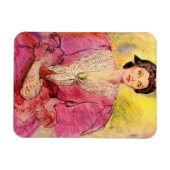 roze dame magneet (Horizontaal)