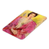 roze dame magneet (Linkerzijde)